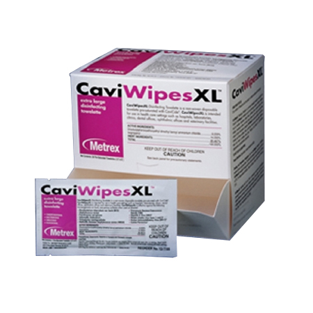 CaviWipes XL Surface Disinfectant X-Large Individually Wrapped 50/Bx thumbnail 11