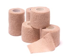 Cohesive Bandage Tan 1 Inch x 5 yds 30/bx (6/cs 24 cs/plt) product image