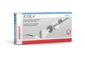 R.T.R+ Synthetic Bone Grafting Material Granules 0.5 cc Curved Syringe Ea product image