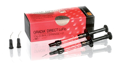 Gradia Direct LoFlo Microfilled Hybrid Resin Composite, Light-Cure, Syringe Refill, 1.3 g, A2, 2/Pk thumbnail 13