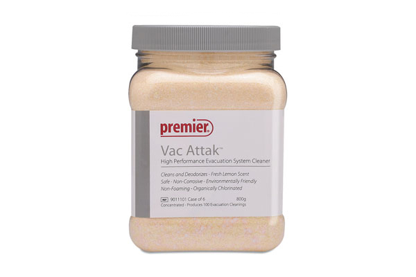 Vac Attak Evacuation System Cleaner, Powder, 800 g/Jar, Lemon, 1/Pk, 9011101 product image