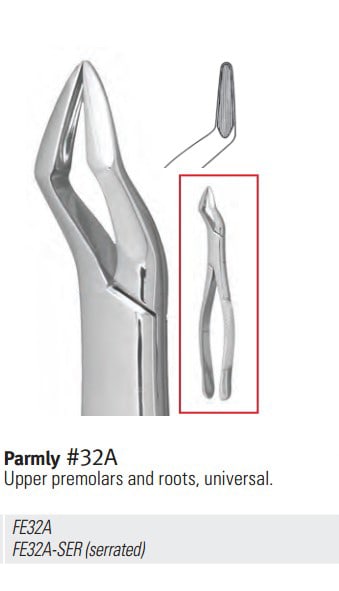 Extracting Forceps Size 32A Parmly Ea product image