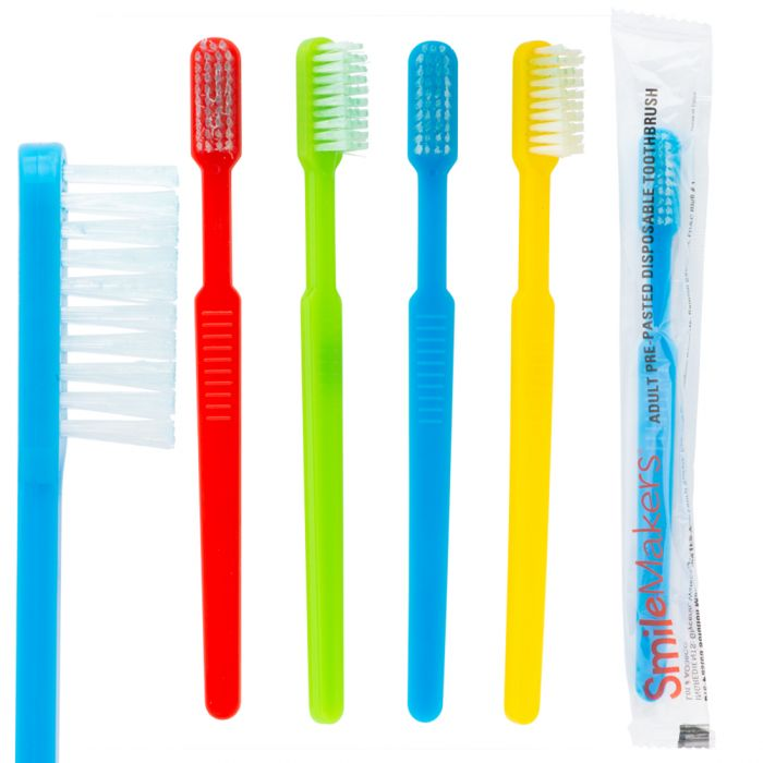Toothbrushes Adult Pre-Pasted Disposable 144/PK SmileCare product image