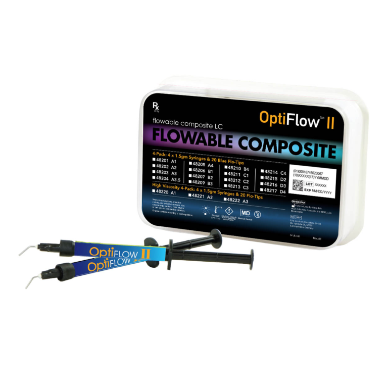 OptiFlow II Flowable Composite Syringe 1.5gm D2.5 4Pk product image