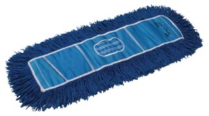 Twist Dust Mop Blue 5 Inch x 24 Inch (DROP SHIP ONLY from Golden Star Inc. - $100 minimum order for prepaid freight outside the Continental U.S. $50 dollar minimum order inside the Continental U.S.) product image