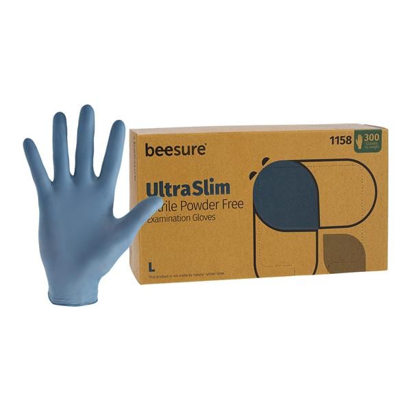BeeSure UltraSlim Nitrile Gloves 300/Box Large thumbnail 15