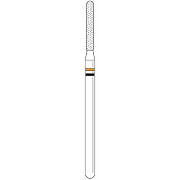 Two Striper, TSZtech, Diamond Burs, Laboratory Handpiece, Parallel Cylinder Round End, X590.12ZF, 1.2 mm, Coarse, 1/Pk, 2012848 thumbnail 6