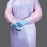 ValuMax Yellow Isolation Gown with Elastic Cuffs XXX-Large Latex-Free Splash Resistant Case of 50 product image