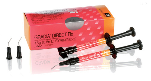 Gradia Direct Flo Microfilled Hybrid Resin Composite, Light-Cure, Syringe Refill, 1.5 g, A3.5, 2/Pk thumbnail 13