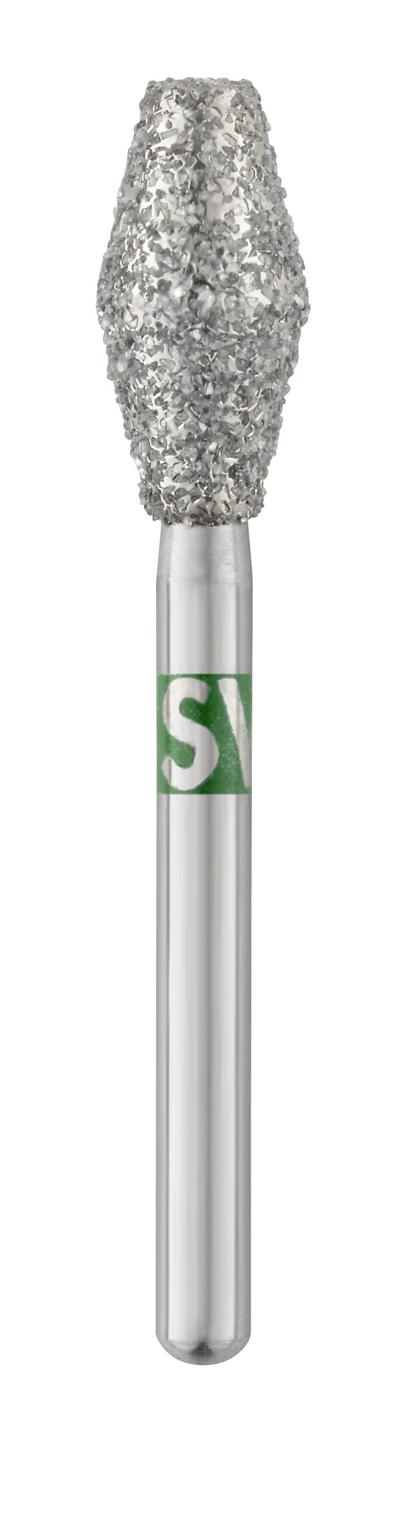 Piranha Diamond Single-Use Burs, FG, Barrel, # 811-037, 3.7 mm, Coarse, Green, 25/Pk, 811-037C thumbnail 9