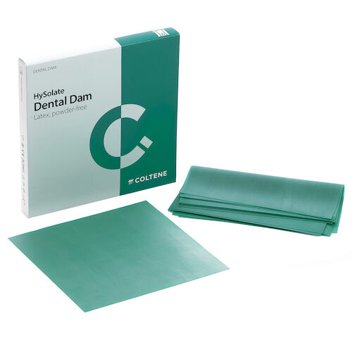 HySolate Latex Dental Dam 6x6 Green Thin 36/Pk thumbnail 8