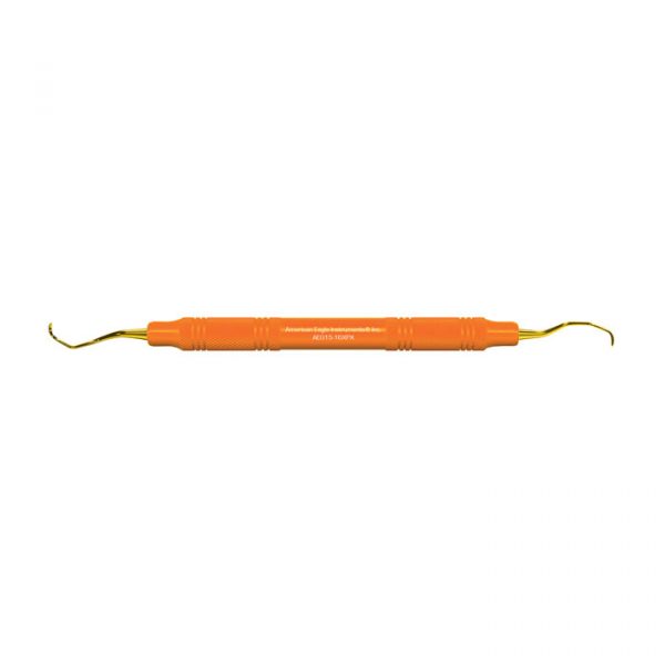 Standard Gracey Curette, XP, # 15-16, Posterior Mesial, EagleLite Handle, Resin, 3/8", Orange, 1/Pk, AEG15-16XPX thumbnail 10
