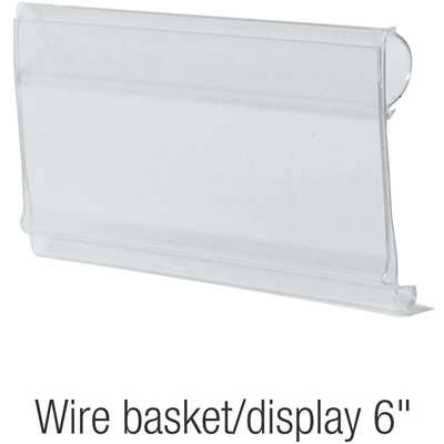 Miltex - Snap On Basket Tag Silver 60 X 15mm product image