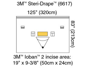 3M STERI-DRAPE PATIENT ISOLATION DRAPES 1014 product image