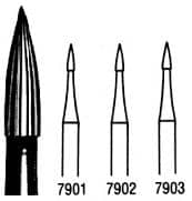 #7903 T&F Carbide Bur Needle FG Pack of 5 thumbnail 2