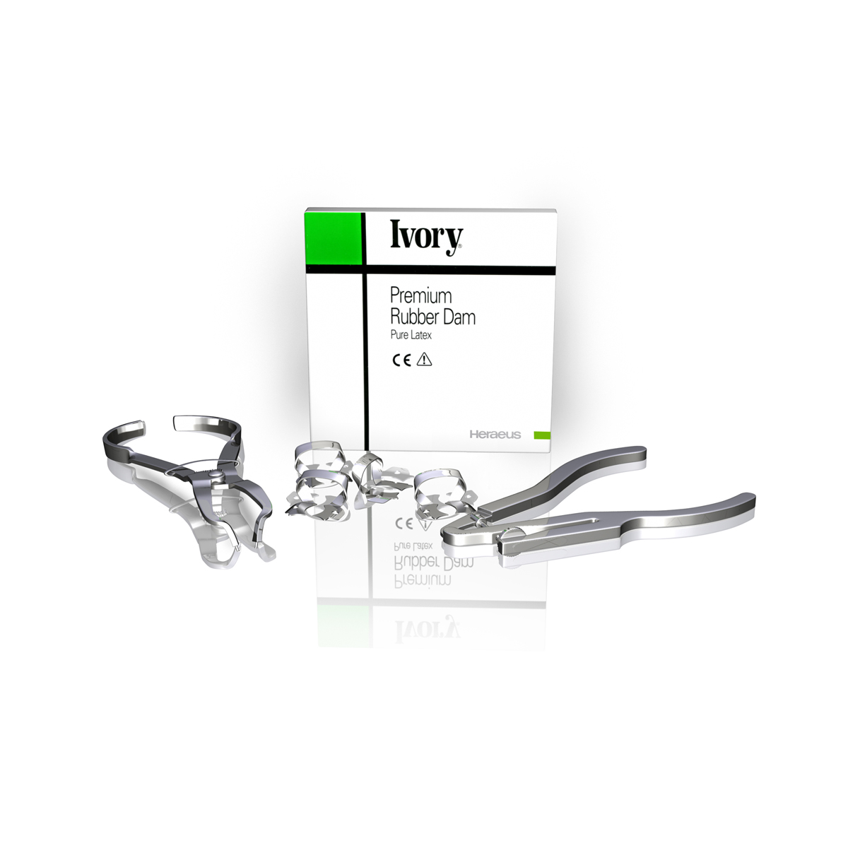 Ivory Rubber Dam Clamp Starter Kit 8/Bx product image