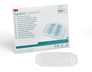 3M TEGADERM ABSORBENT CLEAR ACRYLIC DRESSINGS 90815 product image