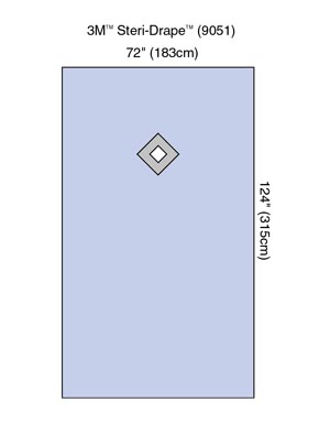 3M GENERAL SURGERY DRAPES 9051 product image