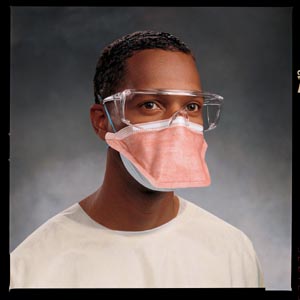 Fluidshield N95 Particle Filter Surgical Respirator Masks, Small, 35/Pk, 46827 thumbnail 3