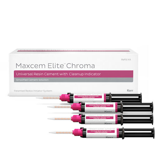 Maxcem Elite Chroma Resin Cement, Bulk Kit, 5 g, Clear, 1/Pk thumbnail 11