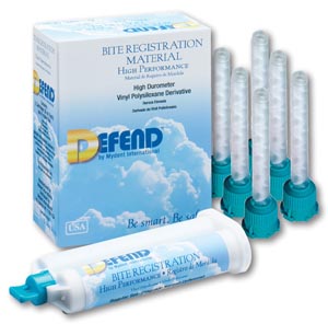 Defend Bite Registration Material, Super Fast Set, 50 ml, Unflavored, Light Blue, 2/Pk, BR9003 product image