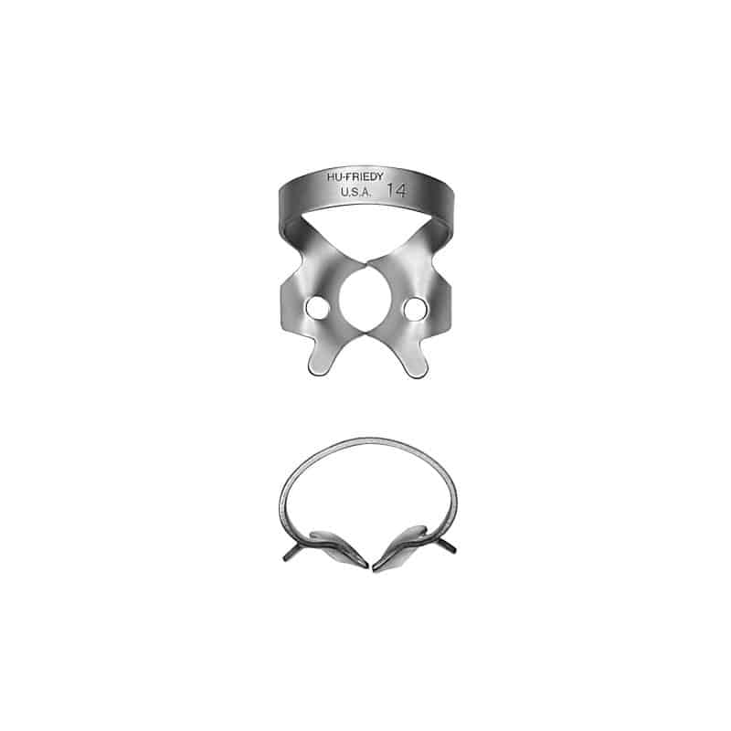 Rubber Dam Clamp, # 14, Molars, Satin Steel, 1/Pk, RDCM14 thumbnail 12