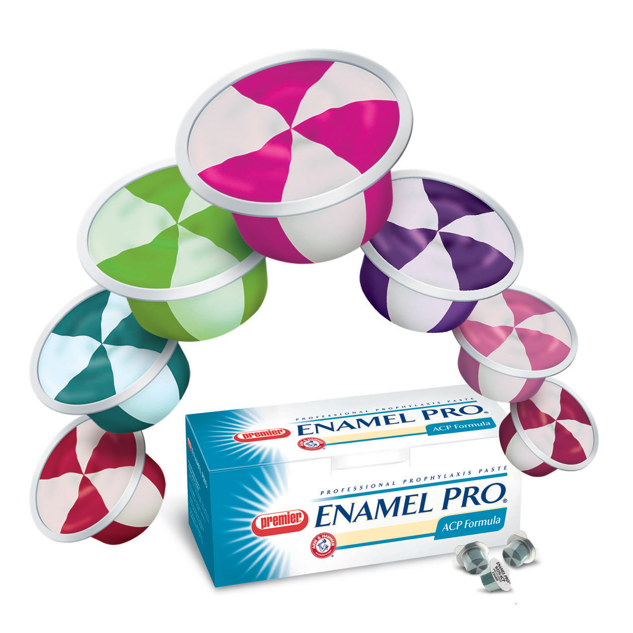 Enamel Pro Prophy Paste, Medium, Vanilla Mint, 200/Box, 9007618 thumbnail 12