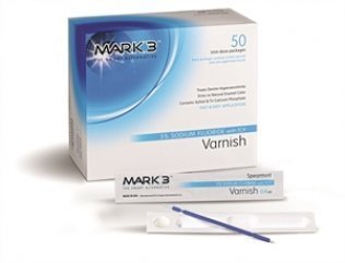 MARK3® 5% Sodium Fluoride Varnish with TCP Caramel Unidose Box of 50 product image