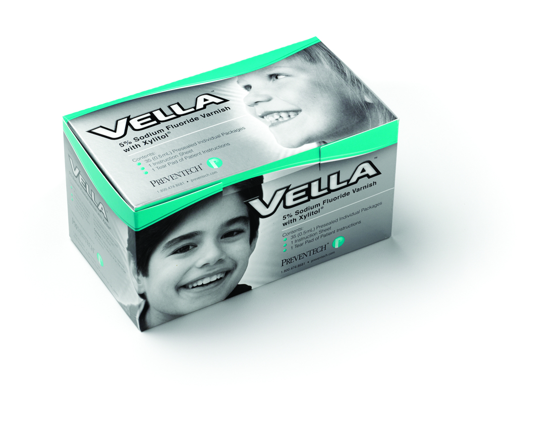 Preventech - Vella 5% Fl Varnish - Caramel Bulk Pack product image