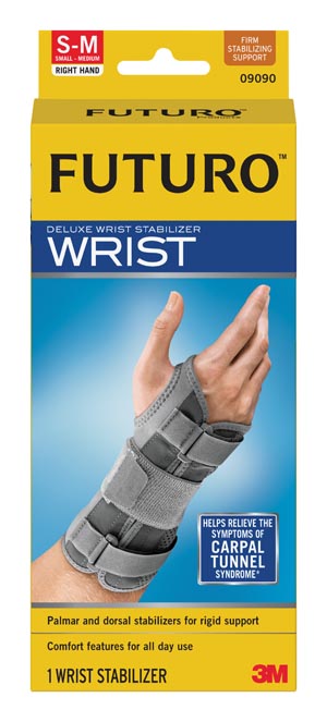3M FUTURO DELUXE WRIST STABILIZER 09090ENT product image
