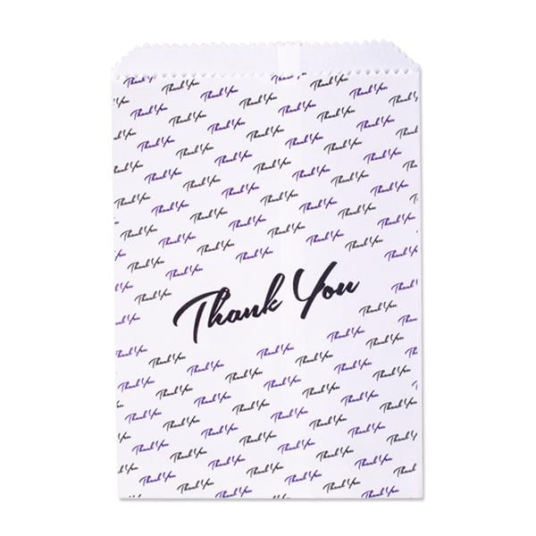 Scatter Print Bags Thank You 1-Sided White 100/Pk thumbnail 4