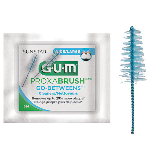 GUM Go-Betweens Proxabrush Refills, Wide, 18 x 2/Box, 614PQA thumbnail 5