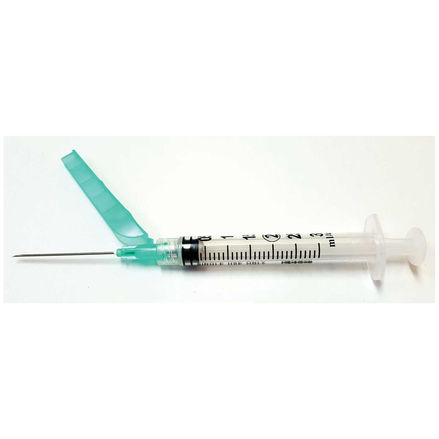 Safety Syringe (3 mL) w/ Safety Needle (21G x 1-1/2") 50Bx image