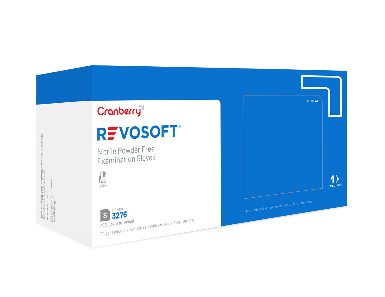 Cranberry RevoSoft Nitrile Gloves 300/Pk Small, CR3276 thumbnail 6