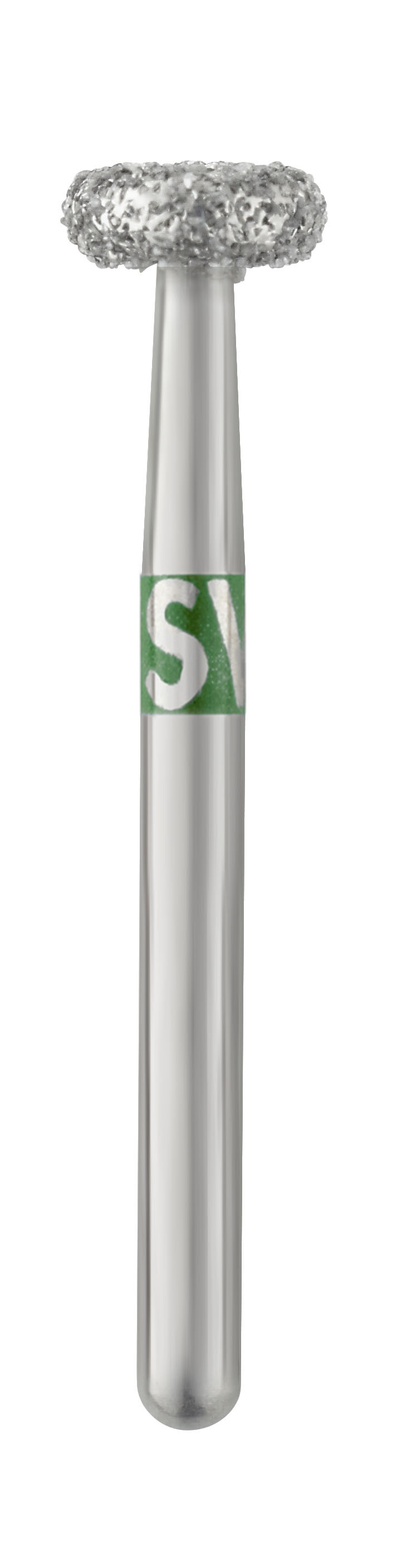 Piranha Diamond Single-Use Burs, FG, Wheel, # 909-040, 4.0 mm, Coarse, Green, 25/Pk, 909-040C thumbnail 12