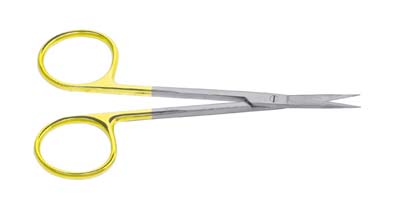 Iris Scissors 4.5" Straight Carbide thumbnail 2