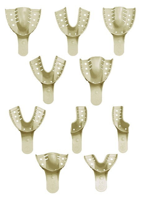 MARK3® Disposable Impression Trays #3 Upper Medium Pack of 12 - MARK3® Disposable Impression Trays #3 Upper Medium Pack of 12 - Image 1