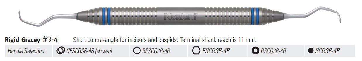 Curette De Gracey #3-4 Rigid product image