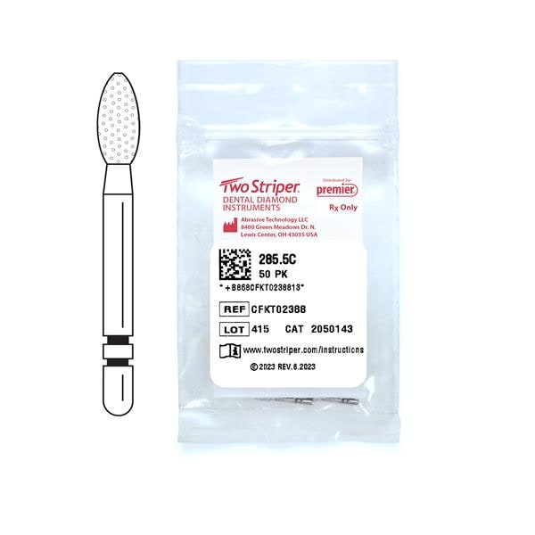 Two Striper 16A Diamond Bur 31-Friction Grip Coarse 285.5C 50/Pk thumbnail 5