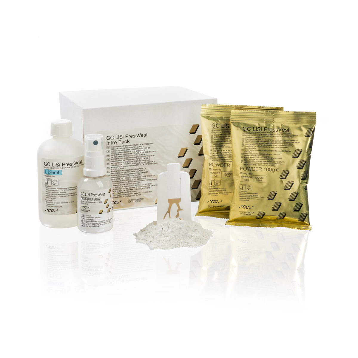 GC LiSi PressVest Powder 100gm Pack of 60 product image