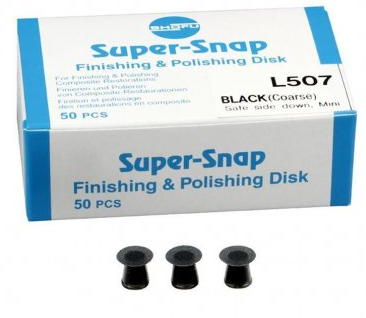 Super-Snap Disk Replacements, Contouring, CA, Mini, Safe Side Down, Coarse, Black, 50/Pk, L507 thumbnail 12