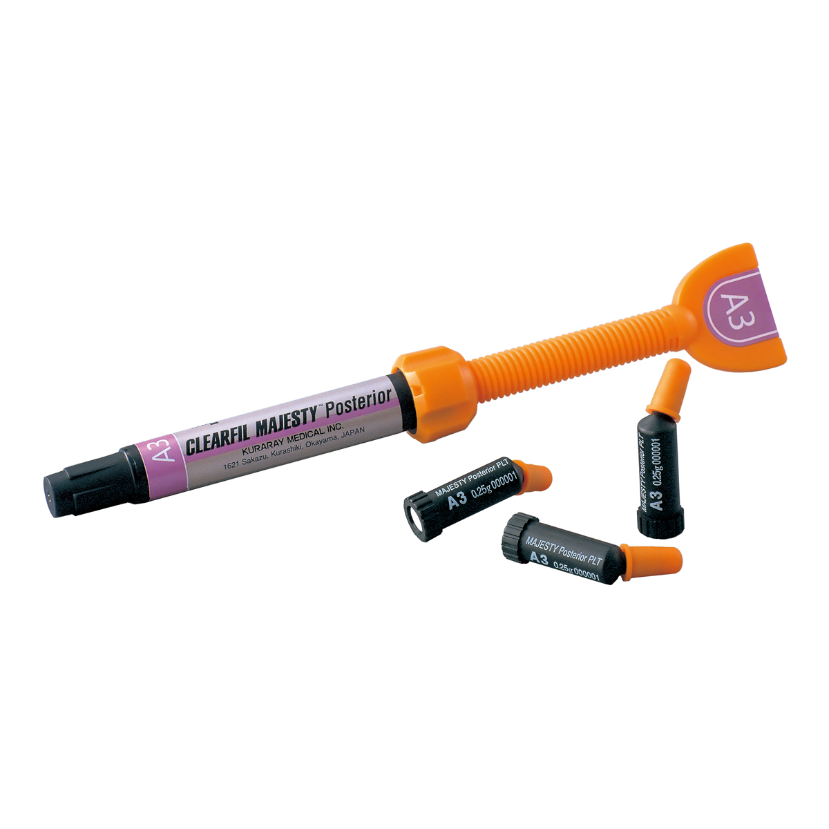 Clearfil Majesty Posterior Resin Composite, Light-Cure, PLT Refill, Universal Viscosity, 0.25 g, A1, 20/Pk, 2691KA thumbnail 11