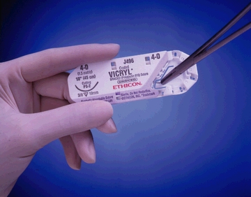 Vicryl Suture 4-0 27" Polyglactin 910 Braid RB-1 Undyed 36/Bx product image