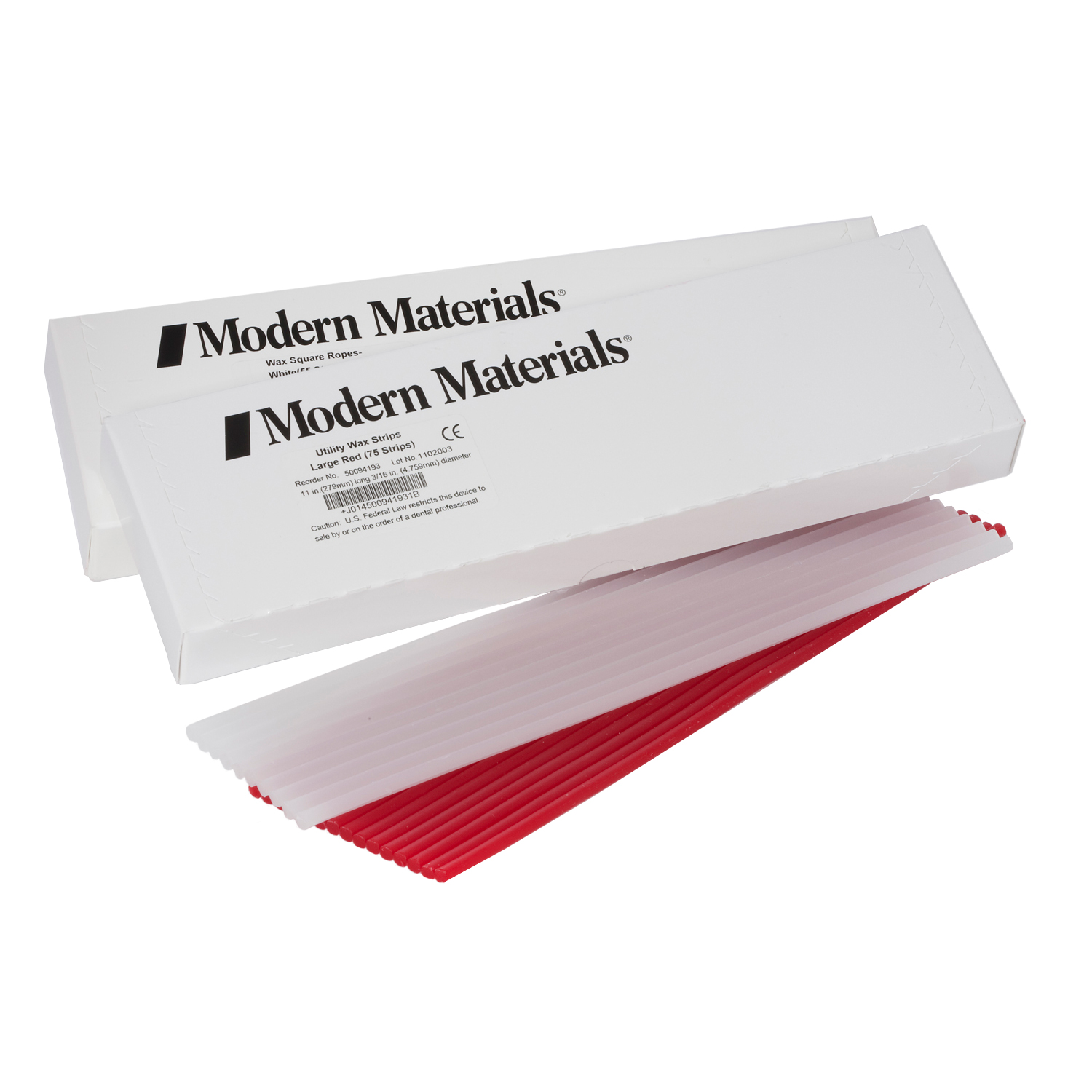 Utility Wax Strips, Large, Red, 75/Pk thumbnail 8