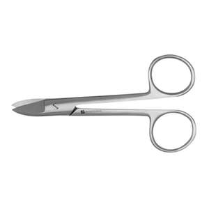 Crown Scissors 4.5" Straight Serrated thumbnail 3