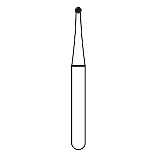 Alpen Operative Carbide Burs, RA, Round, # 2, 1.0 mm, 10/Pk, R200002 thumbnail 8