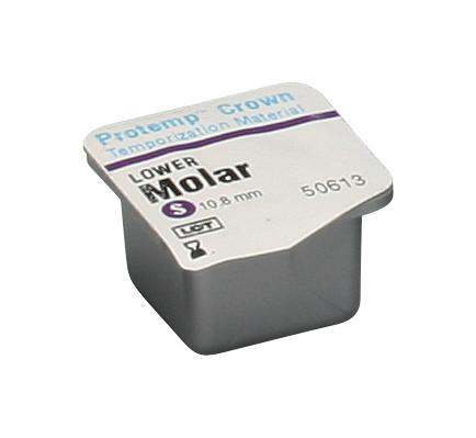 Protemp Crown Temporization Material, Adult, Refill, Lower Small Molar, Universal Shade, 5/Pk thumbnail 10