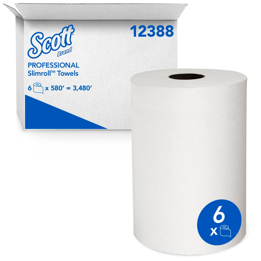 Scott Slimroll Hard Roll Towels 6/580s 12388 product image