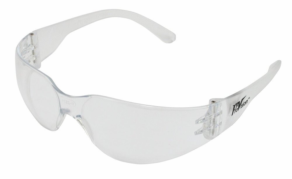 Mini Econo Wraps Eyewear, Clear Lens, Clear Frame, 1/Pk, 3607C thumbnail 11
