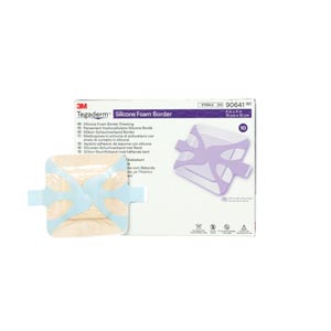3M TEGADERM SILICONE FOAM BORDER DRESSING 90641 product image